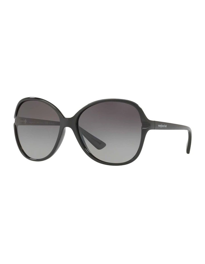 HU2001 Black Polarised Sunglasses