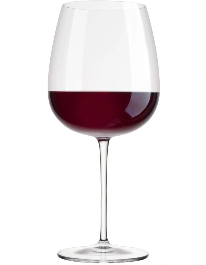 Talismano Burgundy Glass 750ml Set of 4 in Clear