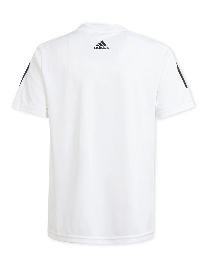 Tiro 24/7 T-shirt in White/Black
