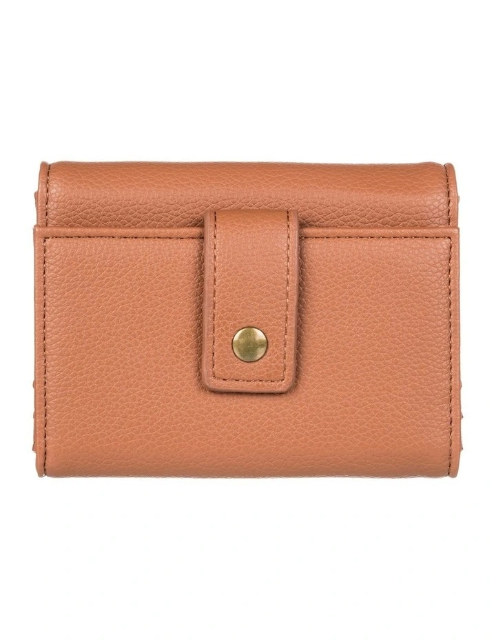 Sideral Love Vegan Leather Wallet in Camel