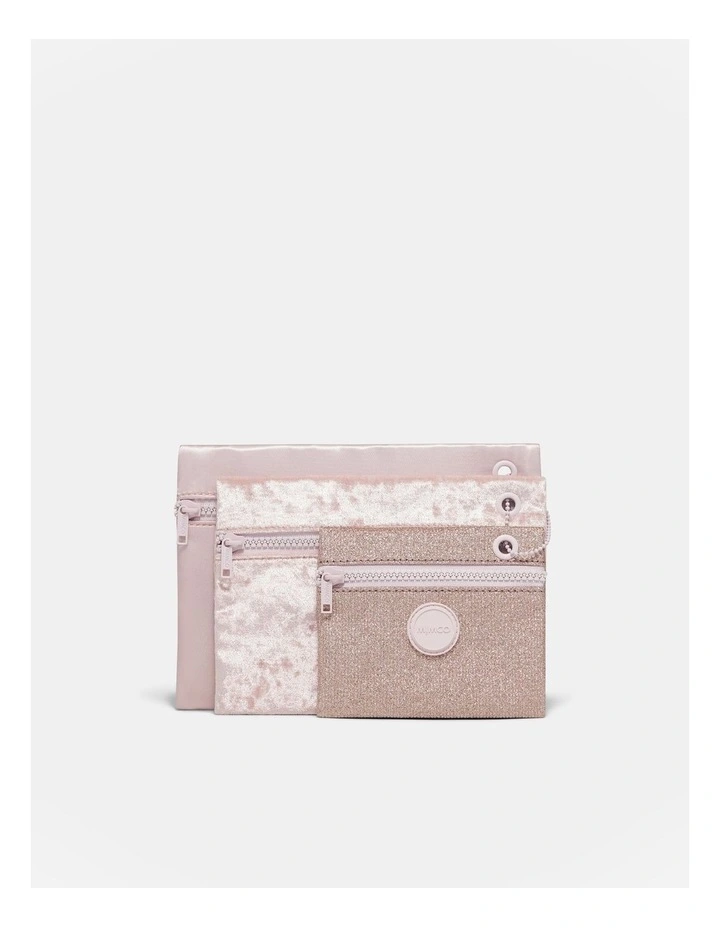 Trilogy Pouches in Blush