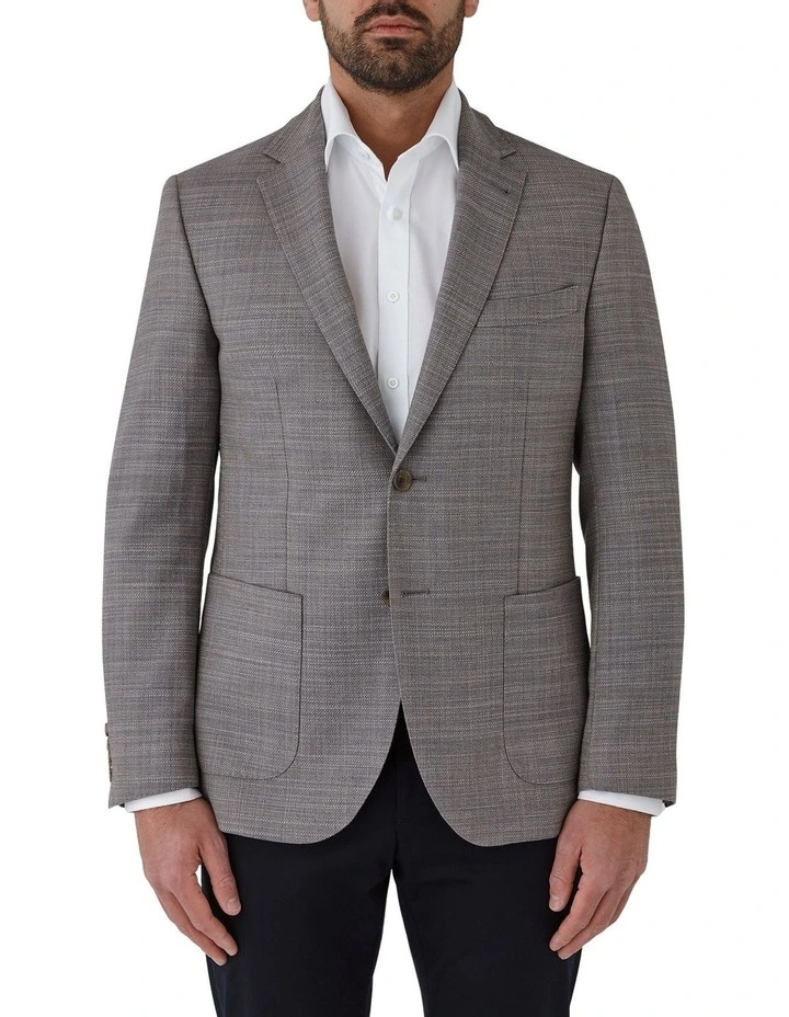 Beaumaris Modern Fit Sports Jacket in Taupe
