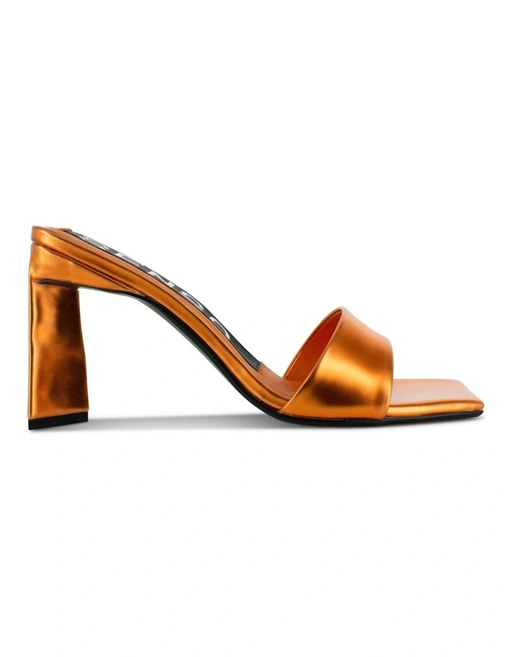 Venus I Heeled Sandals in Orange