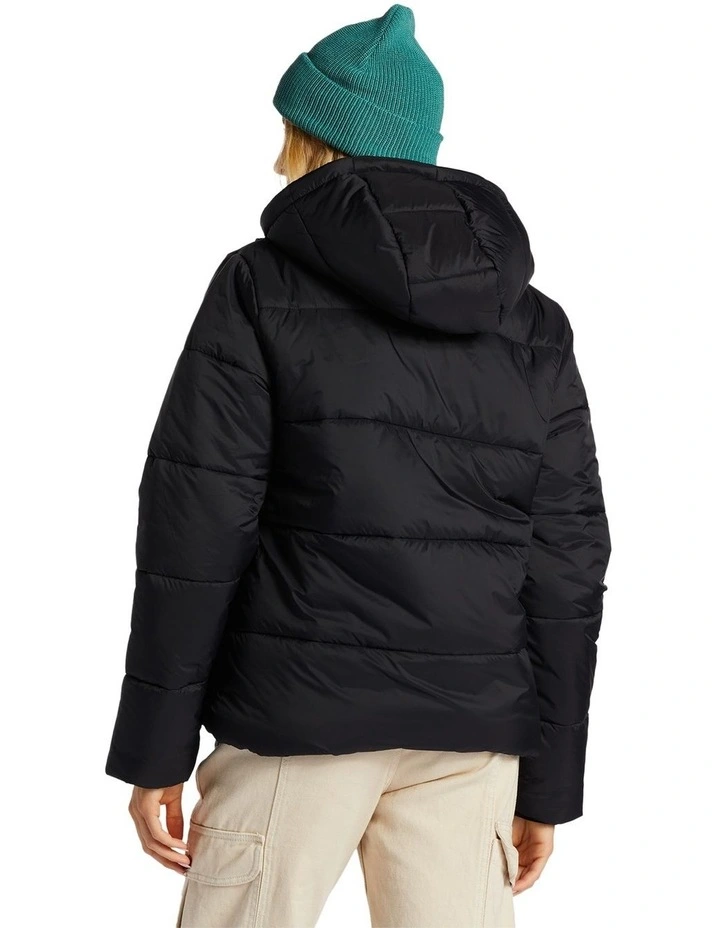 Transport Puffer Jacket in Black