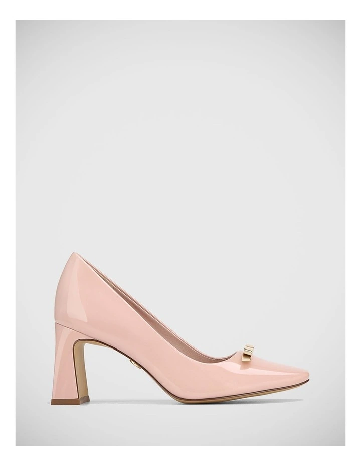 Octavia Patent Leather Pump in Blush