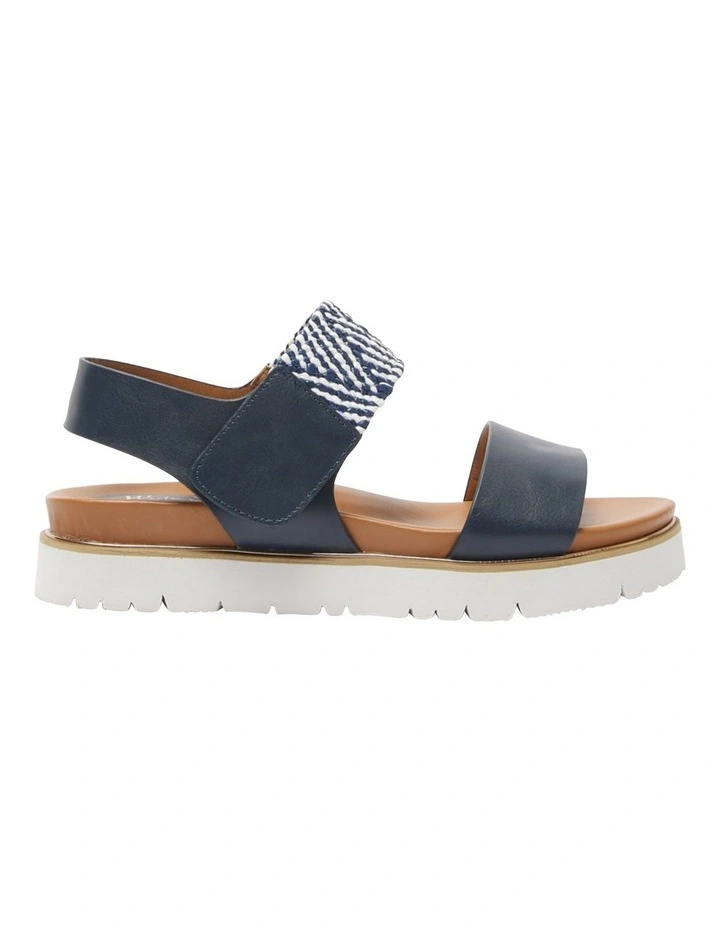 Sunset Sandals in Navy Multi