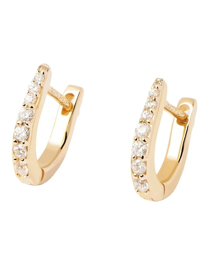 Stare Earrings in Gold