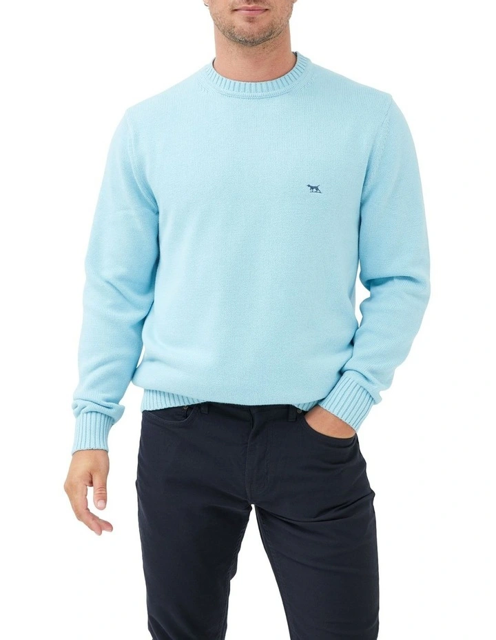 Gunn Crew Knit in Riviera