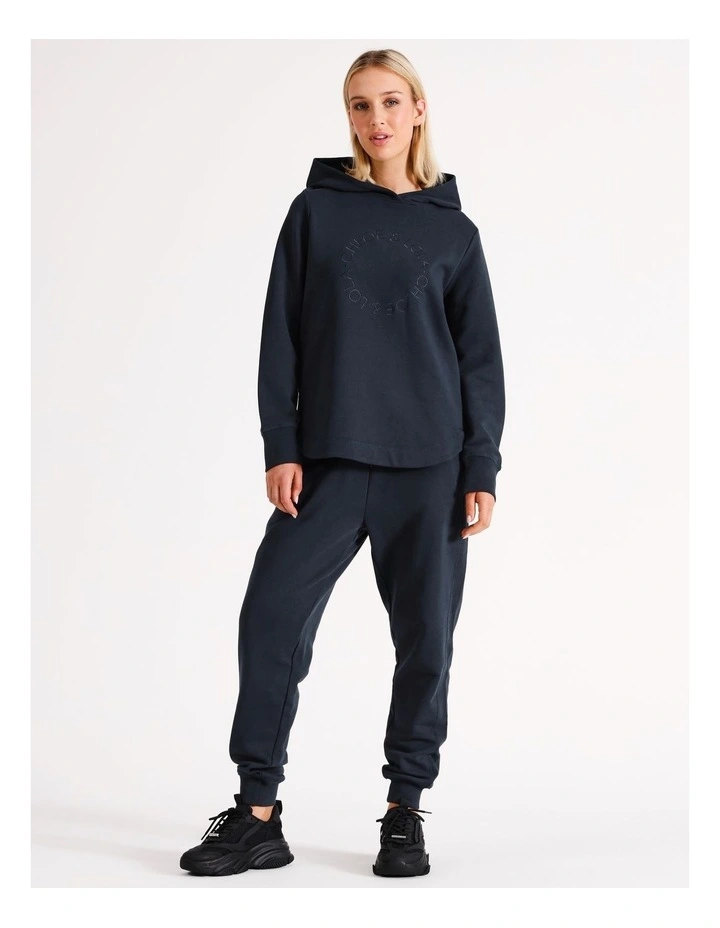 Logo Hoodie in Navy