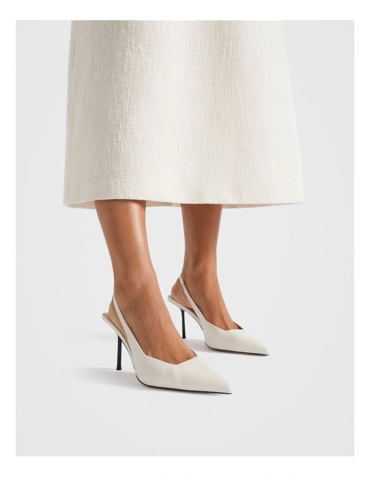 Jacinta Slingback Heel in Bone