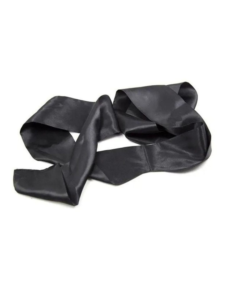 Blindfold Satin Sleep Eye Mask 1 Piece in Black