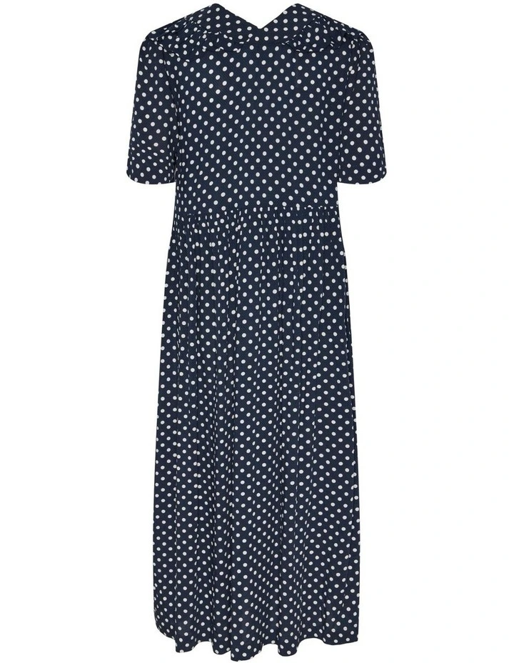 Dotti 2/4 Midi Dress in Navy Blazer/Birch
