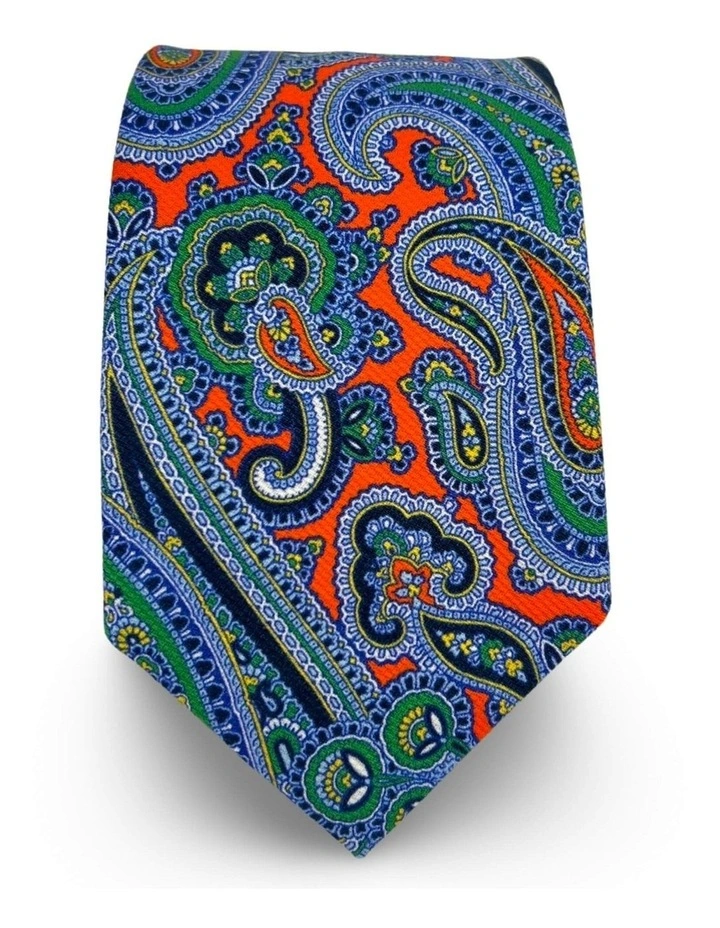 Rolla Paisley Tie in Orange