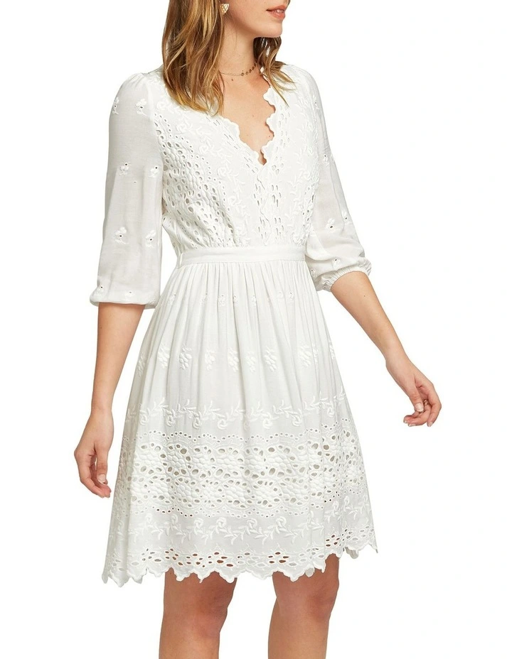 Sweet Talk Eyelet Mini Dress