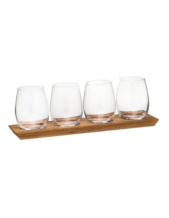 Harvey Wine Tasting Flight 5 Piece in Clear
