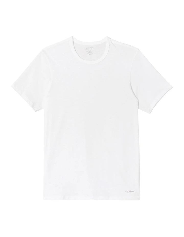 Classics Crew Cotton T-shirt 3 Pack in White