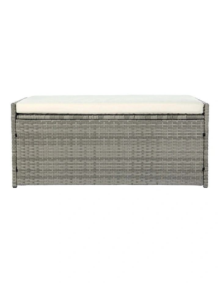 Outdoor Storage Bench Box in Grey