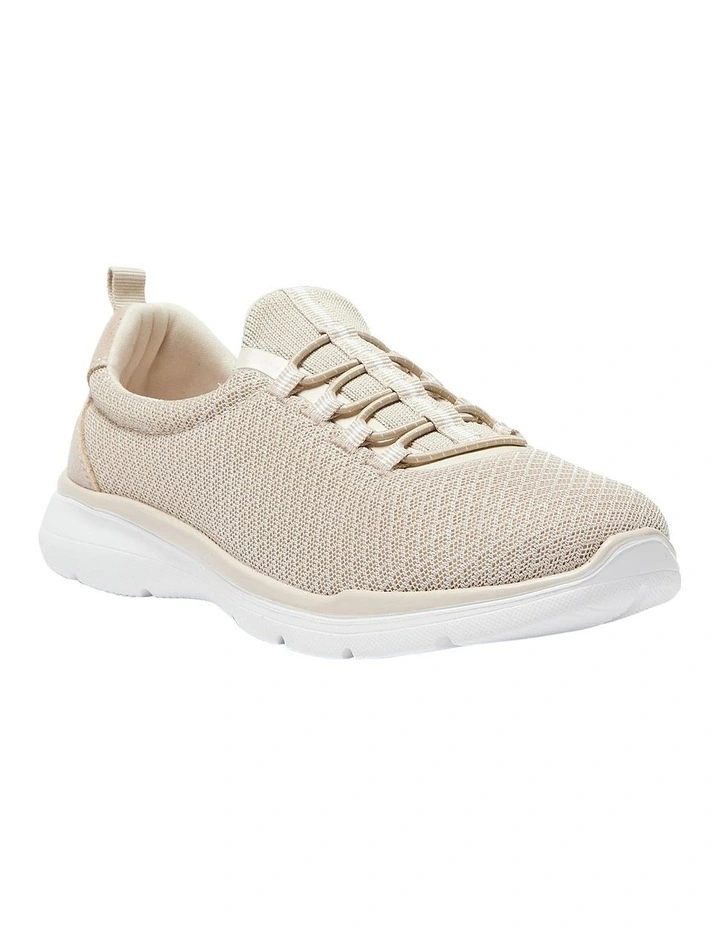 Quattro Sneakers in Beige Knit