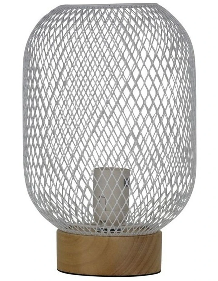 Tilda Mesh Table Lamp White