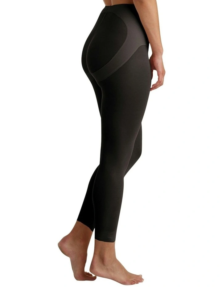 Sheer Comfort Rear Lifting Shaper Leggings in Black