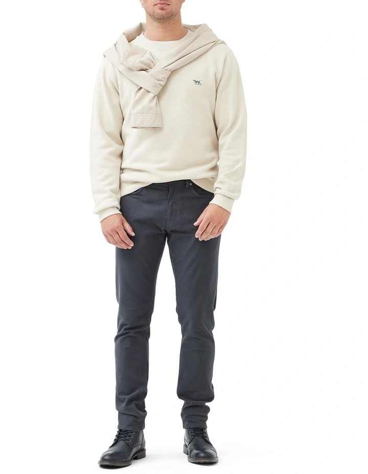 Gunn Crew Neck Sweat in Bone