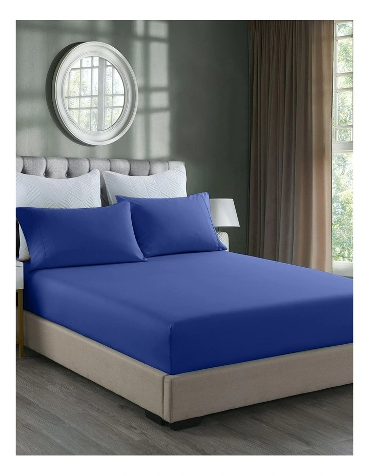 2000TC Bamboo Cooling 3 Piece Sheet Set in Royal Blue