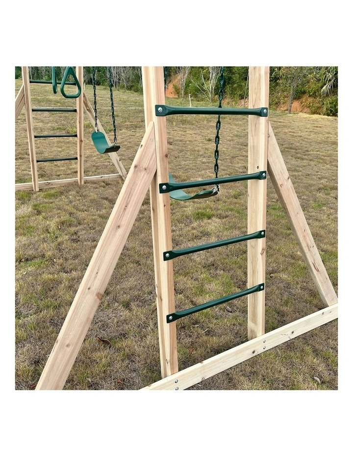 Daintree 2-in-1 Monkey Bars & Swing Set