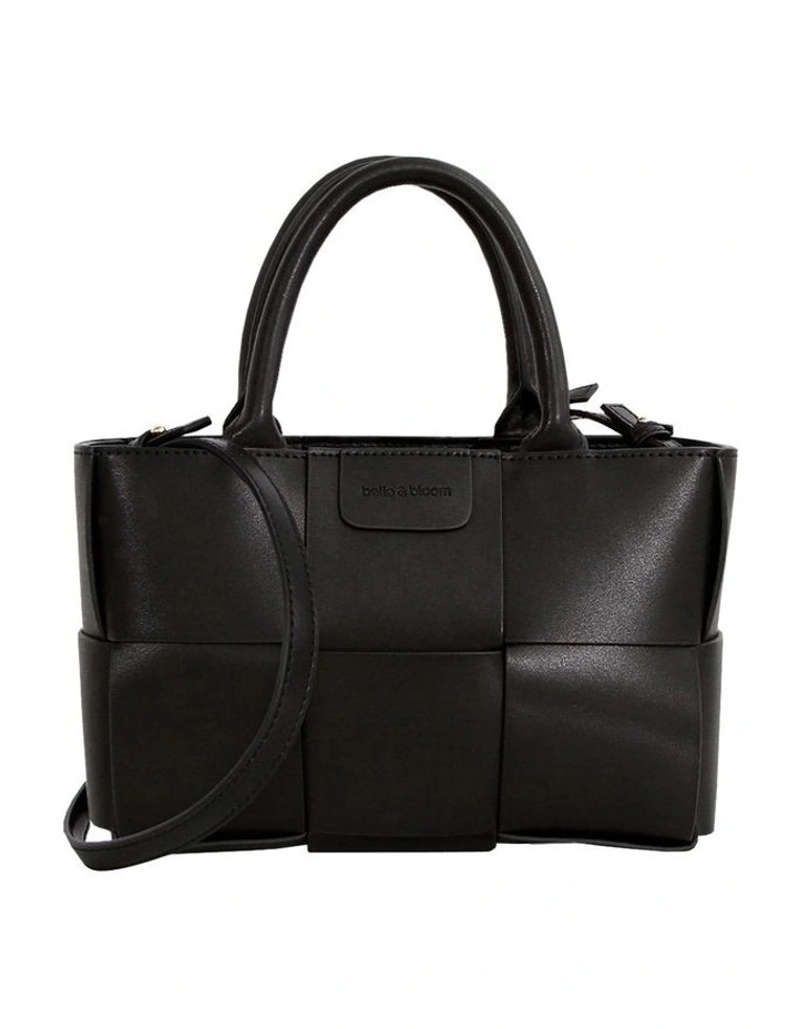 Little Love Woven Crossbody Bag in Black