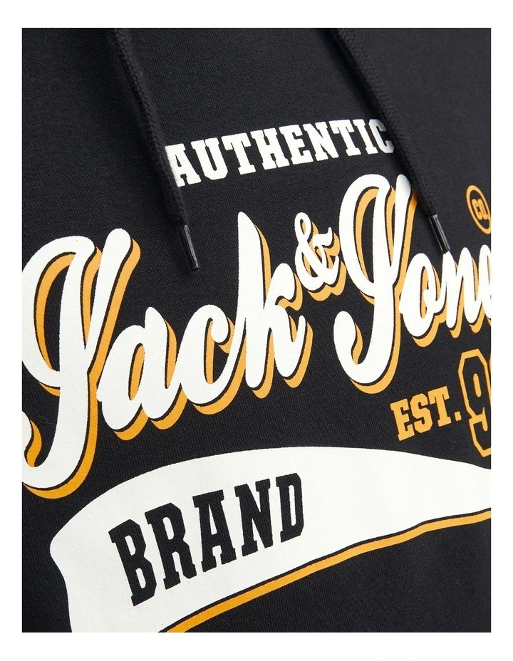 Logo Hoodie in Black