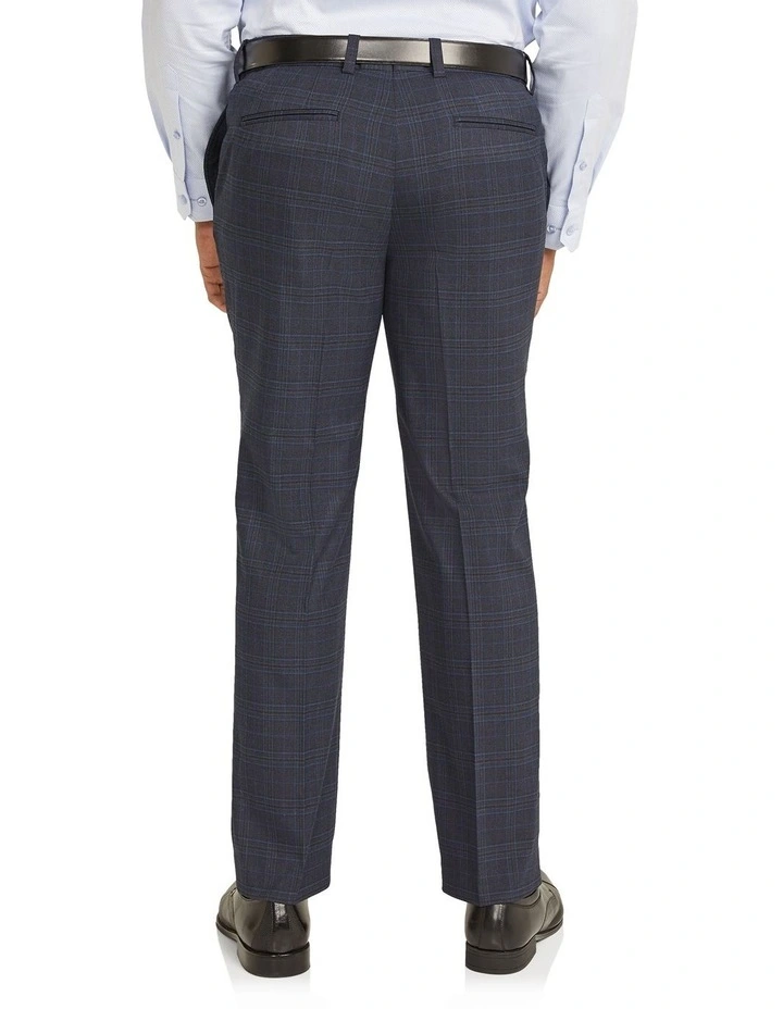 Bronson Check Dress Pant in Navy