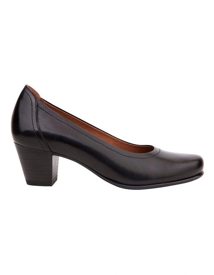 Cyrus Black Glove Heeled Shoes