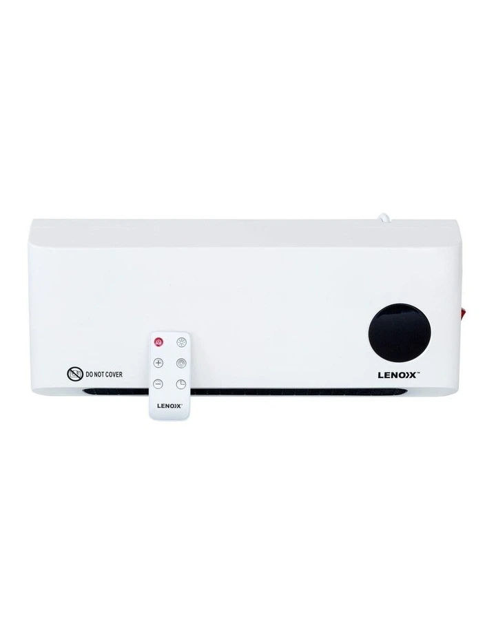 Wall-Mounted Heater & Fan with Remote Control