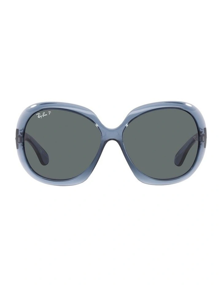 Jackie Ohh II Transparent Blue Polarised Sunglasses