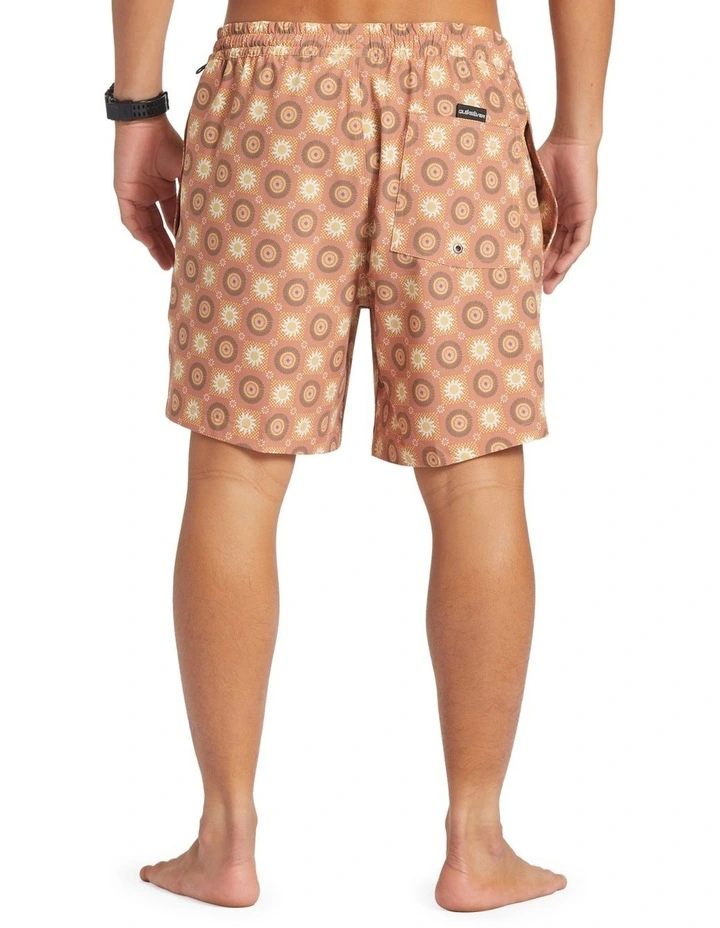Surfsilk Mix 17 Inch Swim Shorts in Baked Clay