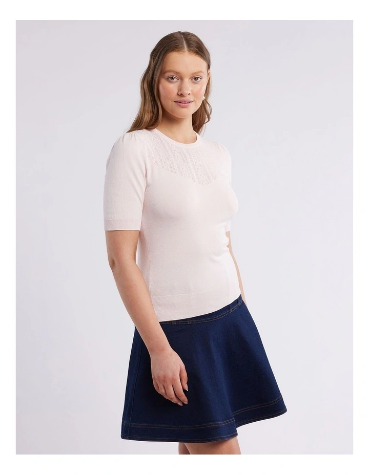 Krissy Knit Top in Pink