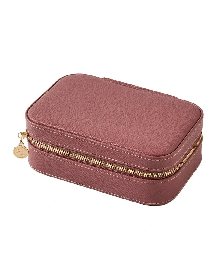 Calla Rectangular Jewellery Case in Rosewood