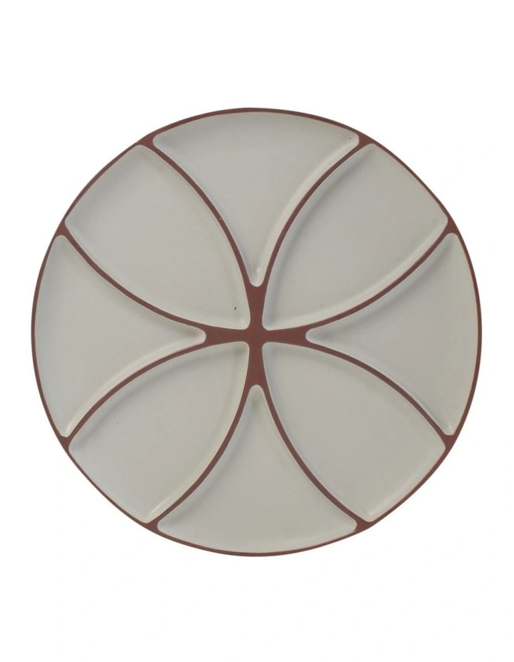 Shari Divider Platter 30cm in Natural