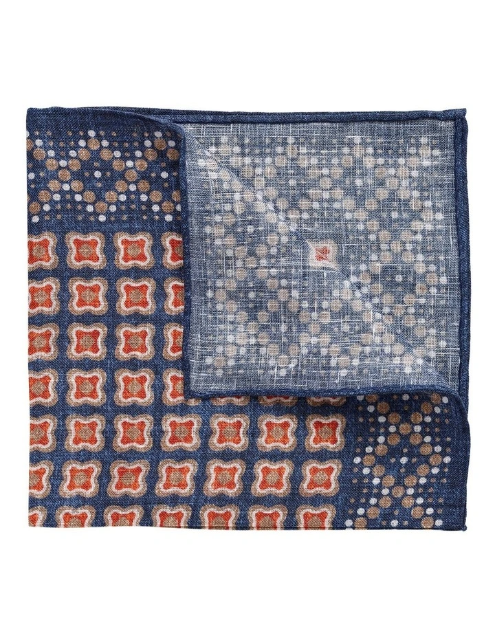 Circuito Linen Pochette in Navy