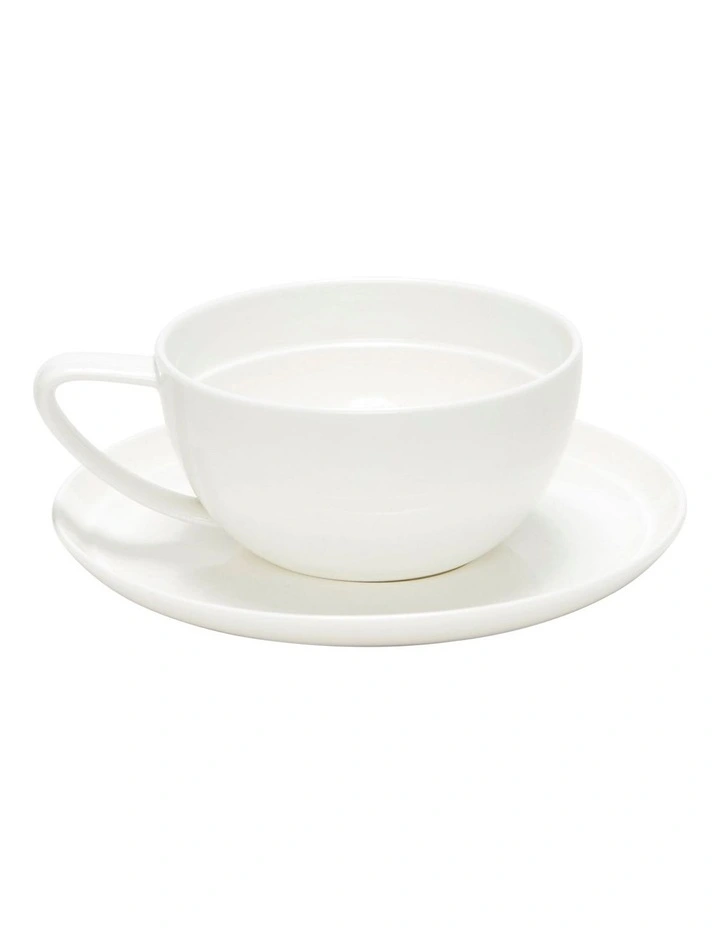 280ml Edge Tea Cup And Saucer Set