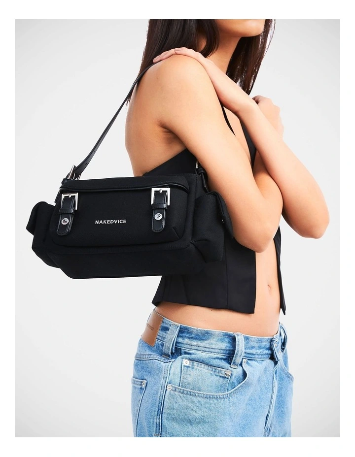 The Gaia Short Bag in Black