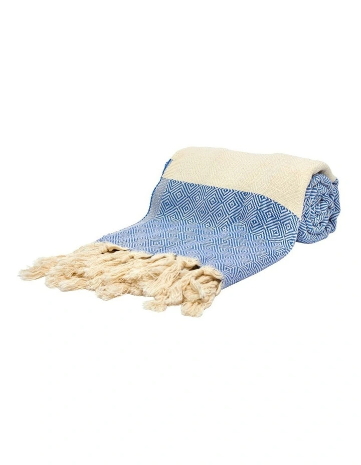 King Turkish Towel in Blue