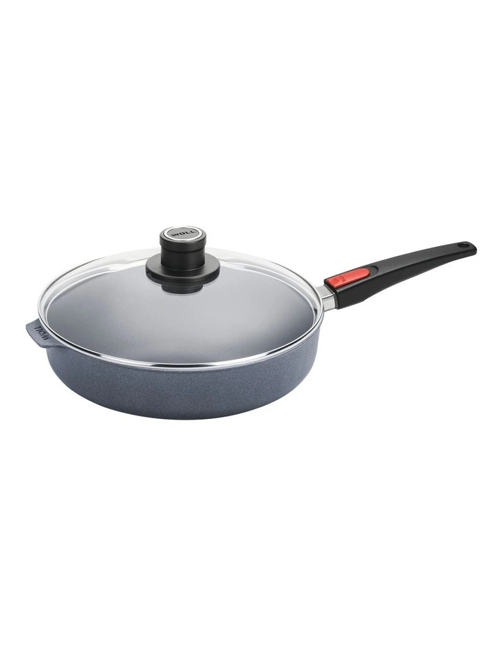 Diamond Lite Detachable Handle Induction Saute Pan 32cm With Lid Gift Boxed in Grey