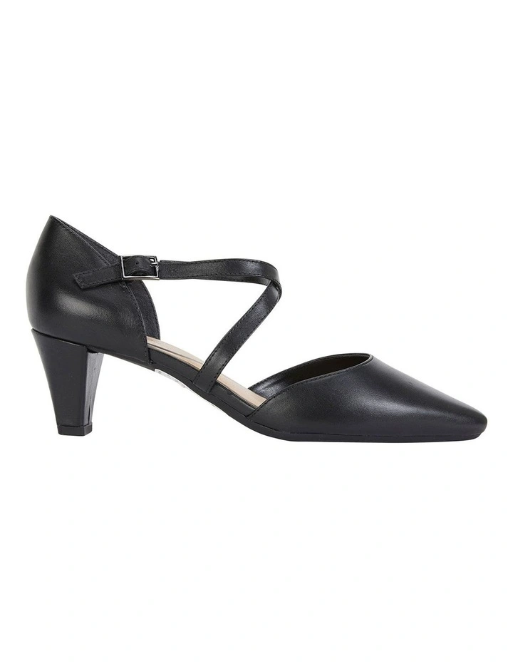 Addison Heeled Shoes in Black Glove
