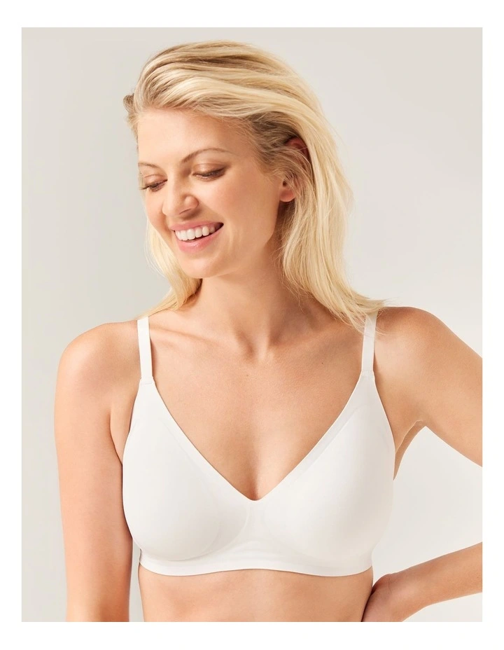 Comfit Collection Soft Cup Plunge Bra in White