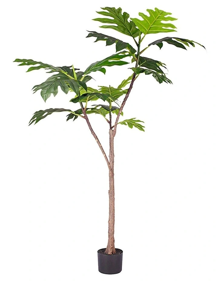 150cm Artificial Split-Leaf Plant in Natural Green