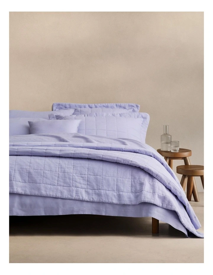 Abbotson European Sham in Smokey Violet