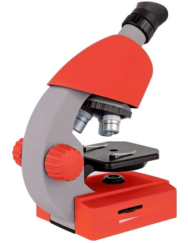 Microscope 40x-640x Magnification In Red