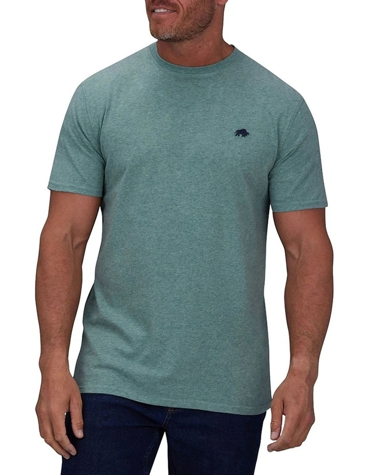 Signature T-Shirt in Green Marl