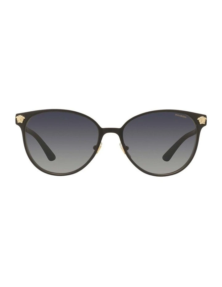 VE2168 Black Polarised Sunglasses