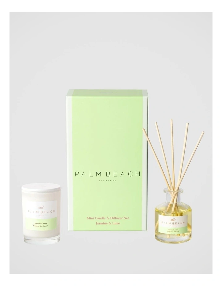 Mini Candle & Diffuser Gift Pack Jasmine & Lime